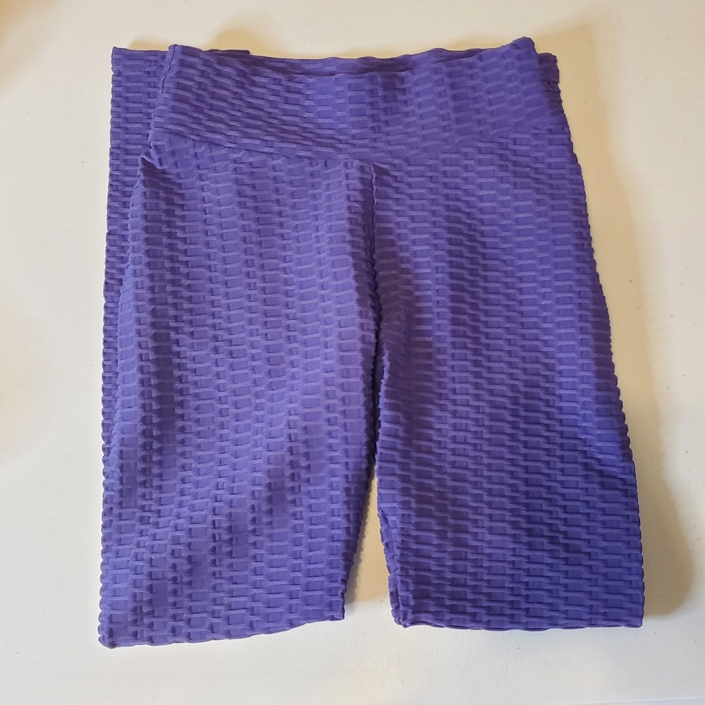 Purple Scrunch Leggings